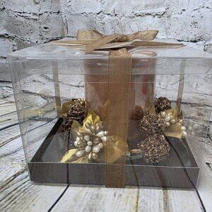 Pier 1 Imports Holiday Memories Candle Gift Set Amber Musk